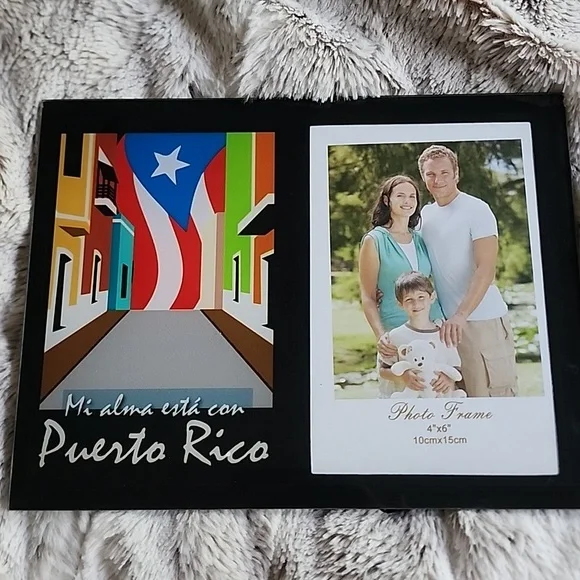 New Puerto Rico photo frame 5x7 for 4x6 picture....or 2 for $25 - Picture 1 of 4